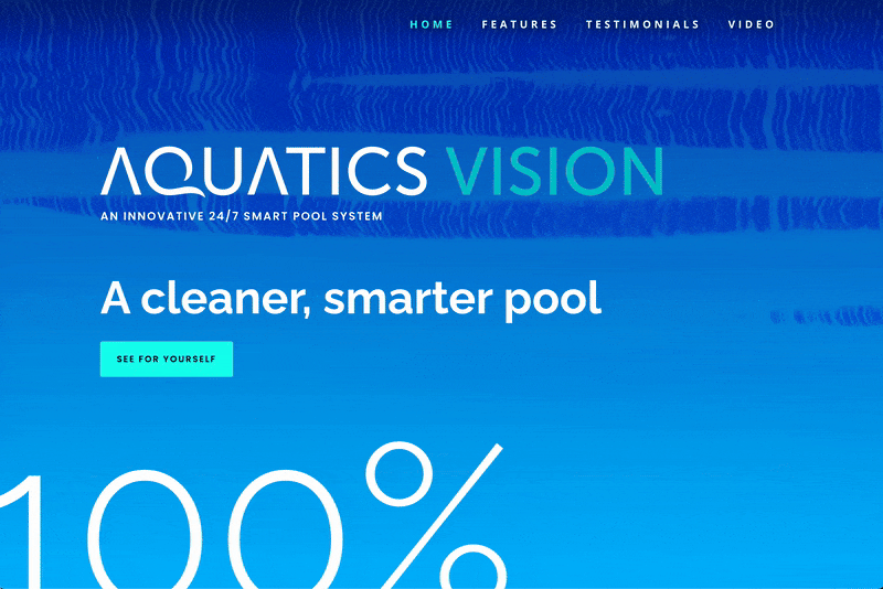 Aquatics Vision Website Design
