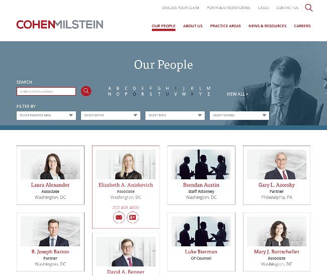 People Webite Search for DC Lawyers