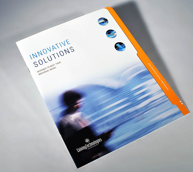 Brochure Cover for Metal Parts Manufacturer