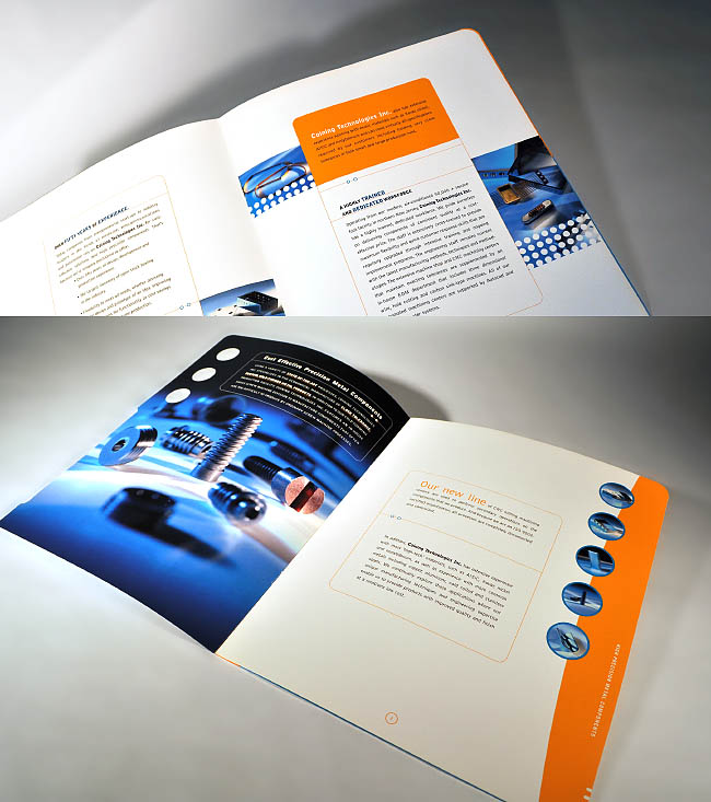 Brochure Interior for Metal Parts