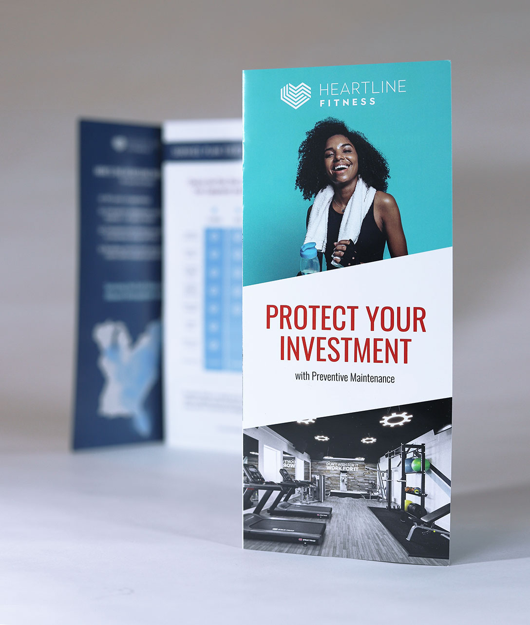 Trifold Brochure for Heartline Fitness