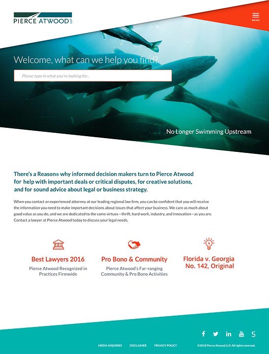 Website for Law Firm