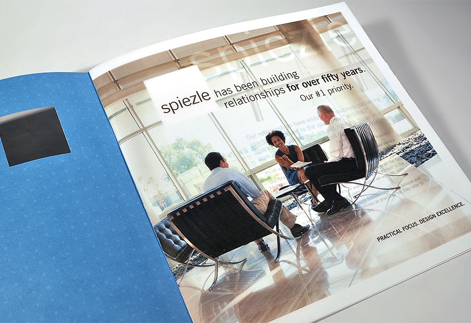 Interior Brochure Spread for Architect