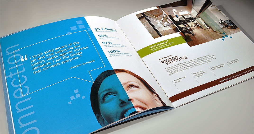 Interior Brochure Spread for Architect 3