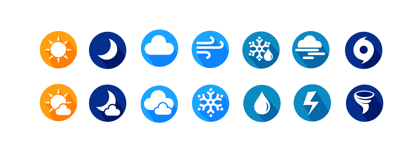 Custom Weather Icons