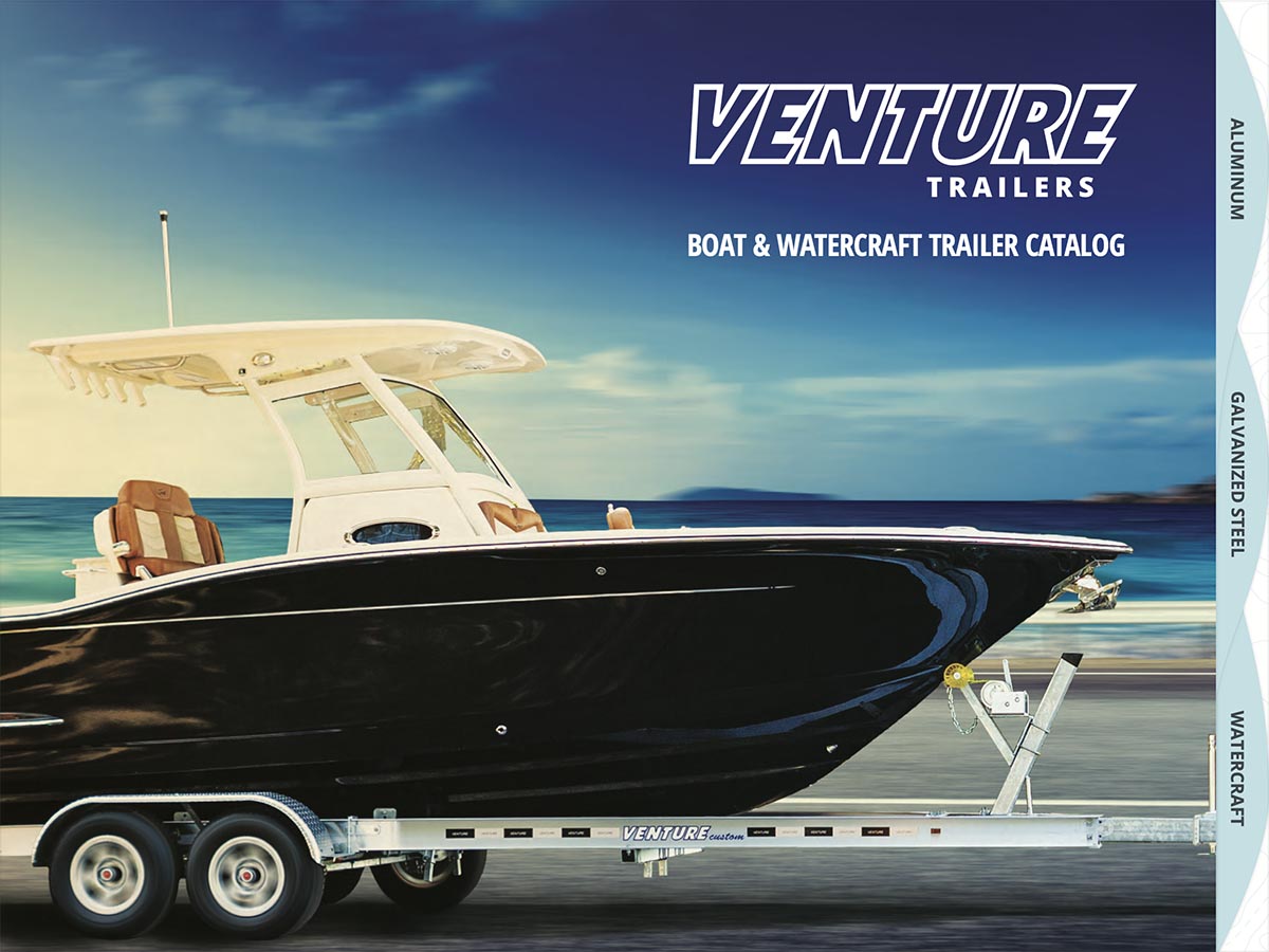 Catalog Cover for Boat Trailer Manufacturer